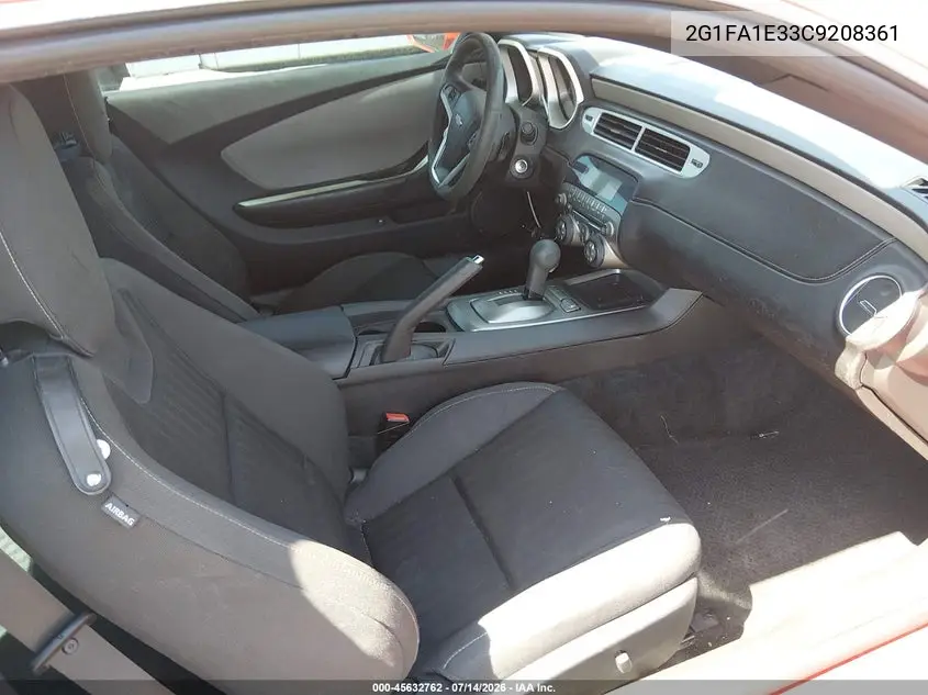 2012 Chevrolet Camaro 2Ls VIN: 2G1FA1E33C9208361 Lot: 45632762