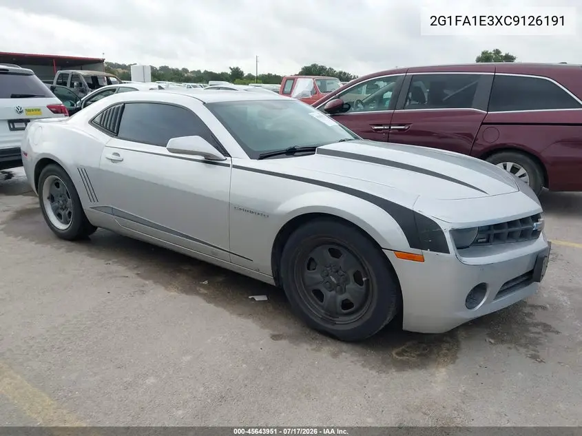 2012 Chevrolet Camaro 2Ls VIN: 2G1FA1E3XC9126191 Lot: 45643951
