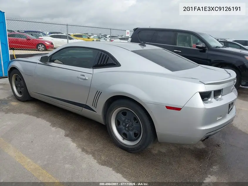 2012 Chevrolet Camaro 2Ls VIN: 2G1FA1E3XC9126191 Lot: 45643951