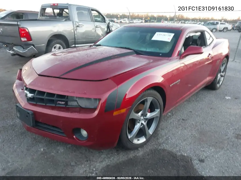 2G1FC1E31D9161830 2013 Chevrolet Camaro 2Lt