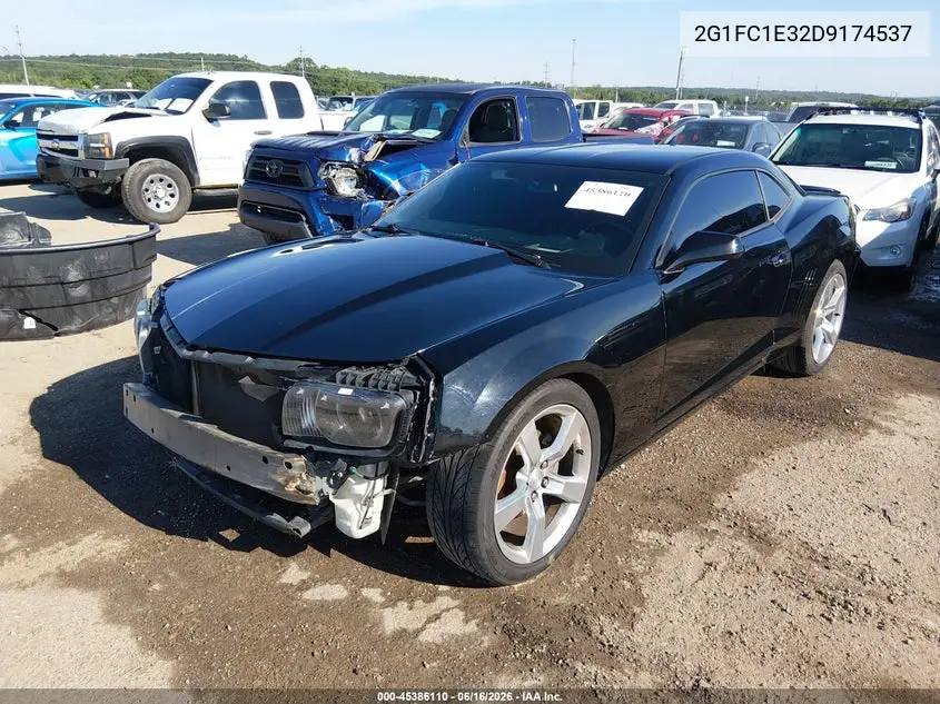 2013 Chevrolet Camaro 2Lt VIN: 2G1FC1E32D9174537 Lot: 45386110