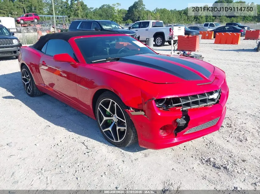 2013 Chevrolet Camaro 2Ss VIN: 2G1FK3DJ1D9114750 Lot: 45519435