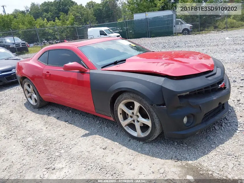 2013 Chevrolet Camaro 1Lt VIN: 2G1FB1E35D9109202 Lot: 45635693