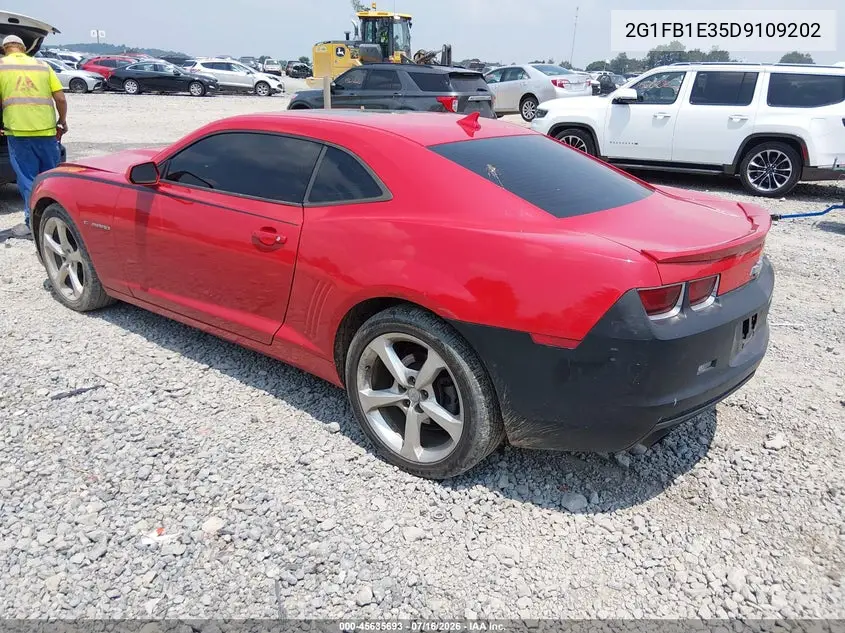 2013 Chevrolet Camaro 1Lt VIN: 2G1FB1E35D9109202 Lot: 45635693