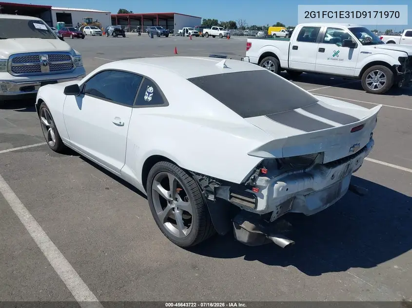 2013 Chevrolet Camaro 2Lt VIN: 2G1FC1E31D9171970 Lot: 45643722