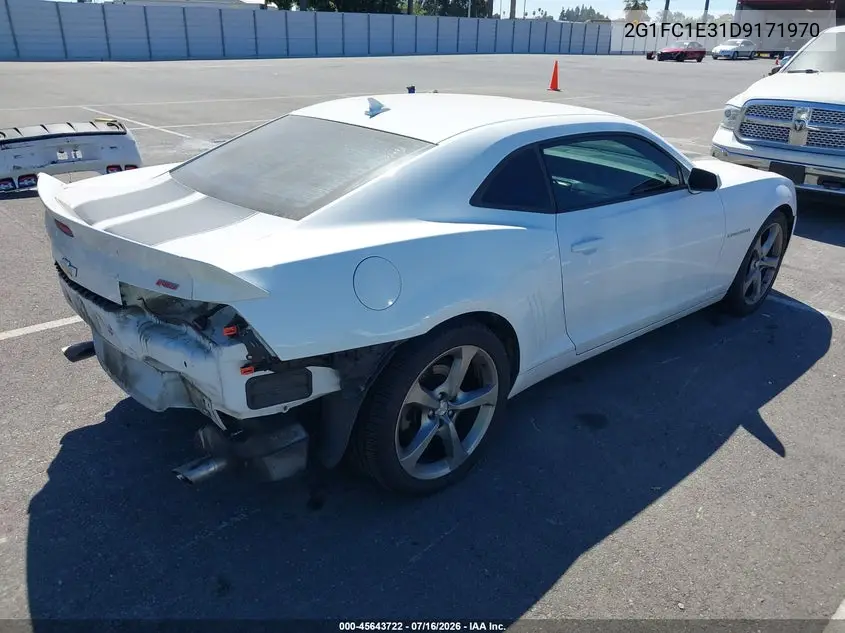 2013 Chevrolet Camaro 2Lt VIN: 2G1FC1E31D9171970 Lot: 45643722