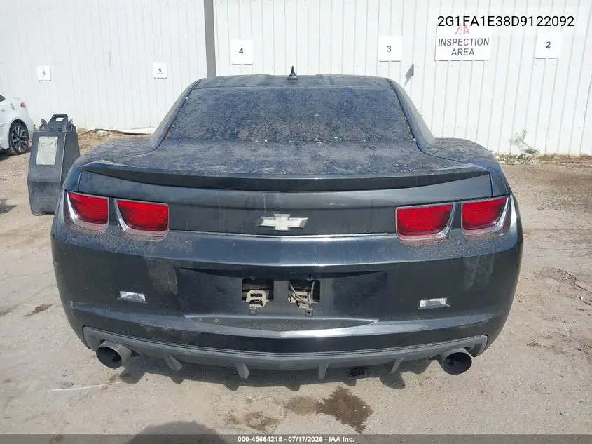2013 Chevrolet Camaro 2Ls VIN: 2G1FA1E38D9122092 Lot: 45664215