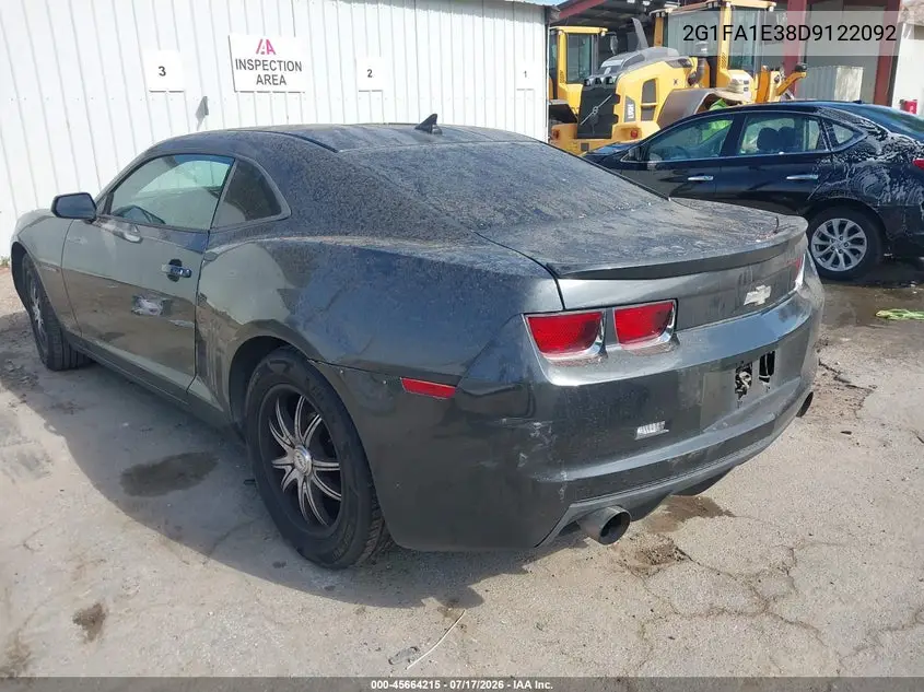 2013 Chevrolet Camaro 2Ls VIN: 2G1FA1E38D9122092 Lot: 45664215