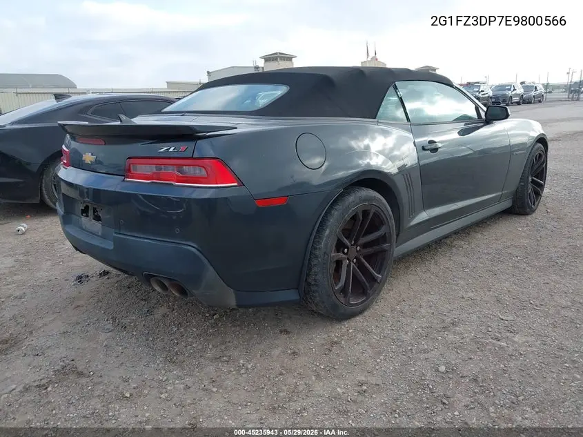 2014 Chevrolet Camaro Zl1 VIN: 2G1FZ3DP7E9800566 Lot: 45235943