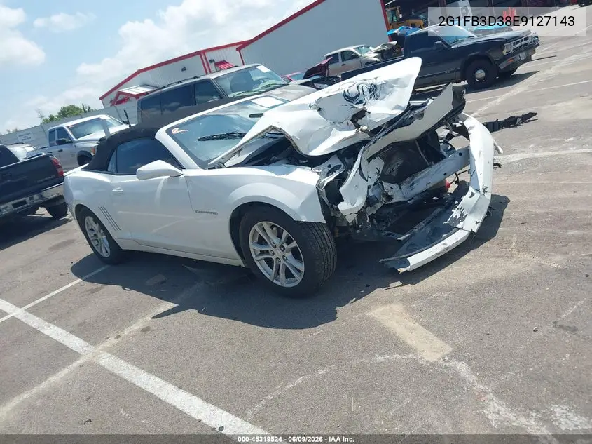 2014 Chevrolet Camaro 1Lt VIN: 2G1FB3D38E9127143 Lot: 45319524