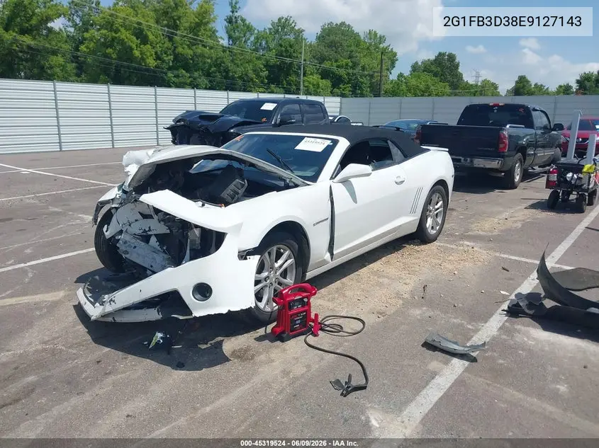 2014 Chevrolet Camaro 1Lt VIN: 2G1FB3D38E9127143 Lot: 45319524