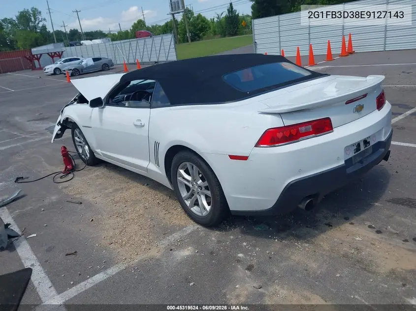 2014 Chevrolet Camaro 1Lt VIN: 2G1FB3D38E9127143 Lot: 45319524