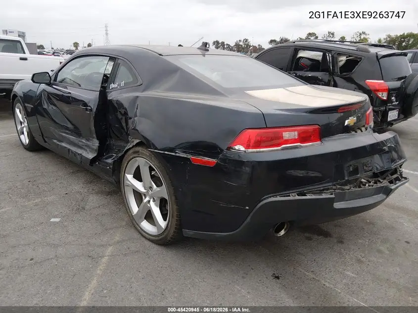 2014 Chevrolet Camaro 2Ls VIN: 2G1FA1E3XE9263747 Lot: 45420945