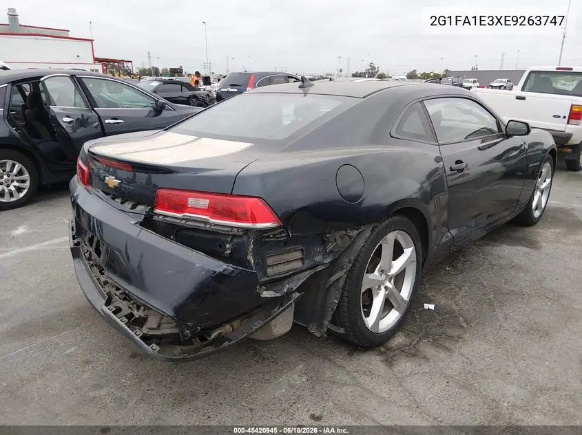2014 Chevrolet Camaro 2Ls VIN: 2G1FA1E3XE9263747 Lot: 45420945