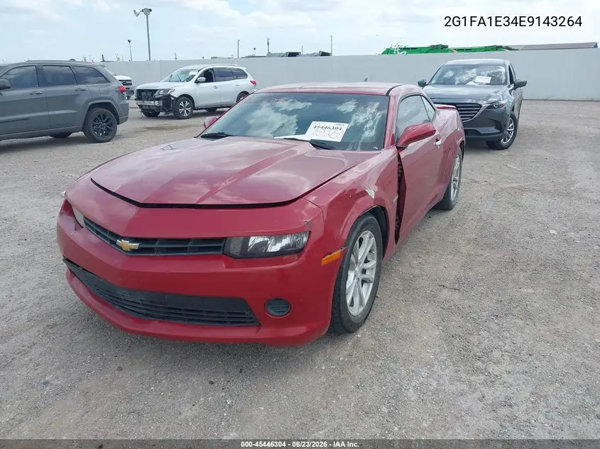 2014 Chevrolet Camaro 2Ls VIN: 2G1FA1E34E9143264 Lot: 45446304