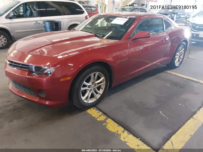 2014 Chevrolet Camaro 2Ls VIN: 2G1FA1E39E9180195 Lot: 45633283