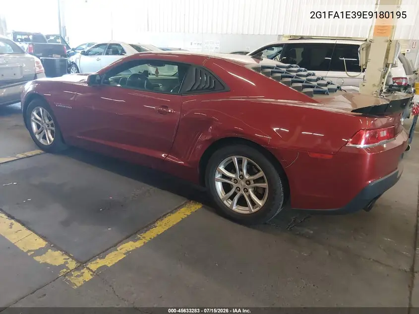 2014 Chevrolet Camaro 2Ls VIN: 2G1FA1E39E9180195 Lot: 45633283