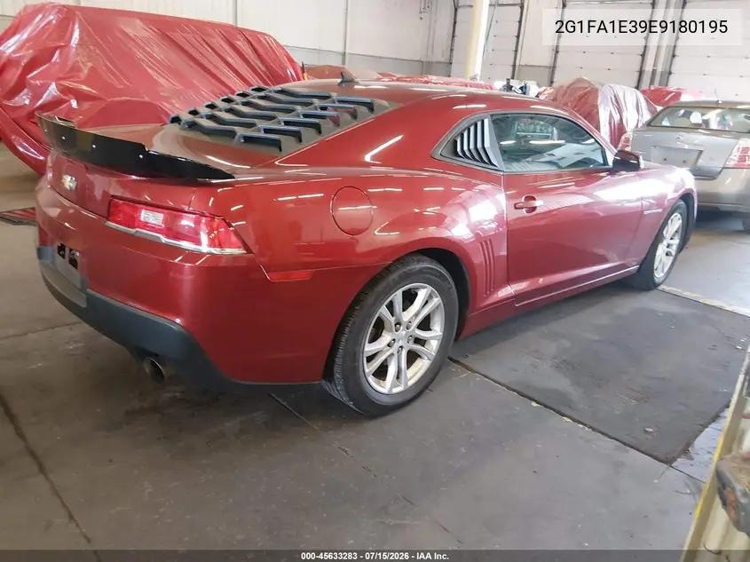 2014 Chevrolet Camaro 2Ls VIN: 2G1FA1E39E9180195 Lot: 45633283