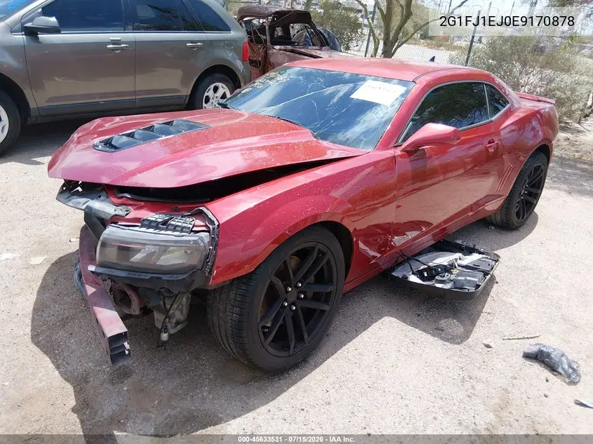 2014 Chevrolet Camaro 1Ss VIN: 2G1FJ1EJ0E9170878 Lot: 45633531
