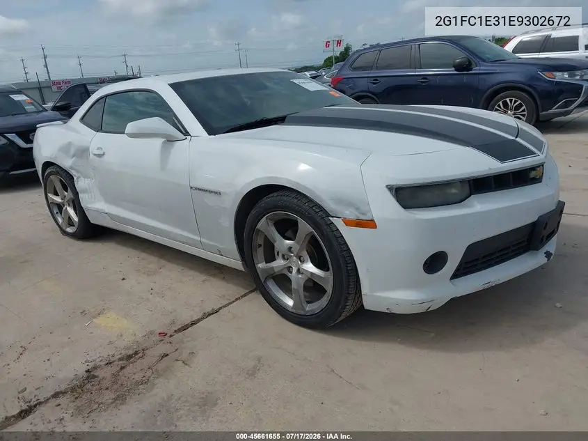 2014 Chevrolet Camaro 2Lt VIN: 2G1FC1E31E9302672 Lot: 45661655