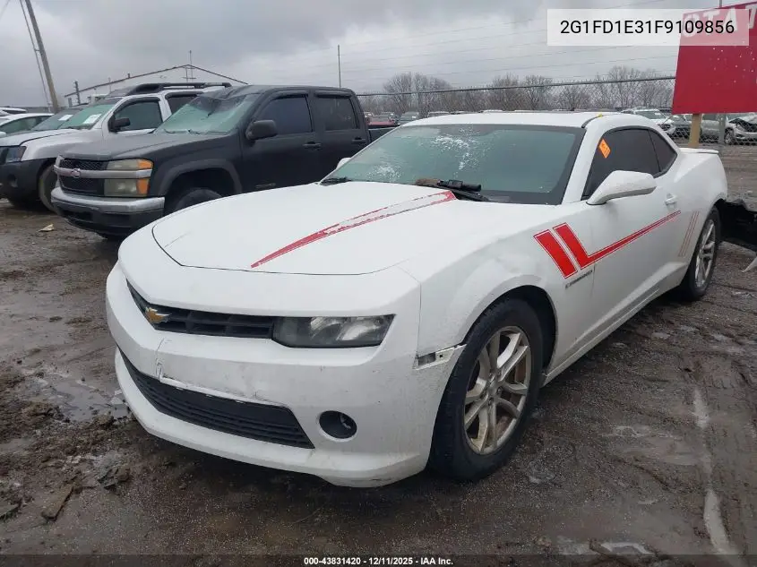 2G1FD1E31F9109856 2015 Chevrolet Camaro 1Lt