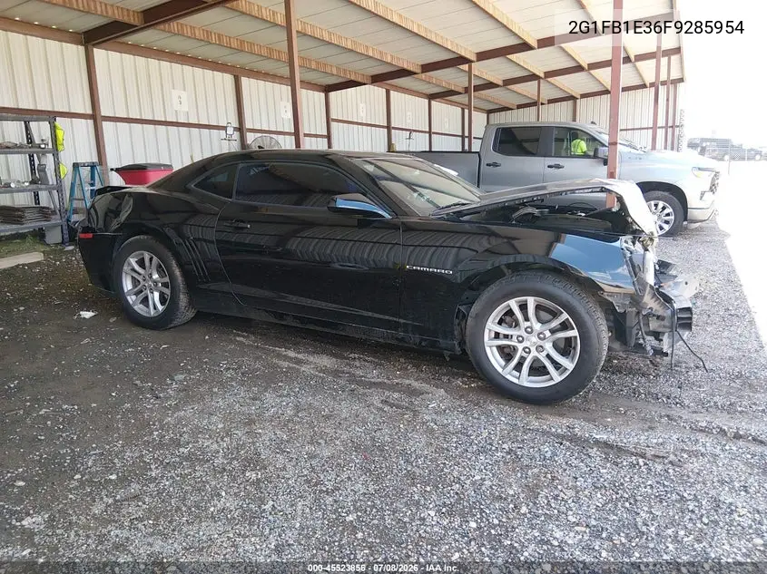 2015 Chevrolet Camaro 2Ls VIN: 2G1FB1E36F9285954 Lot: 45523856
