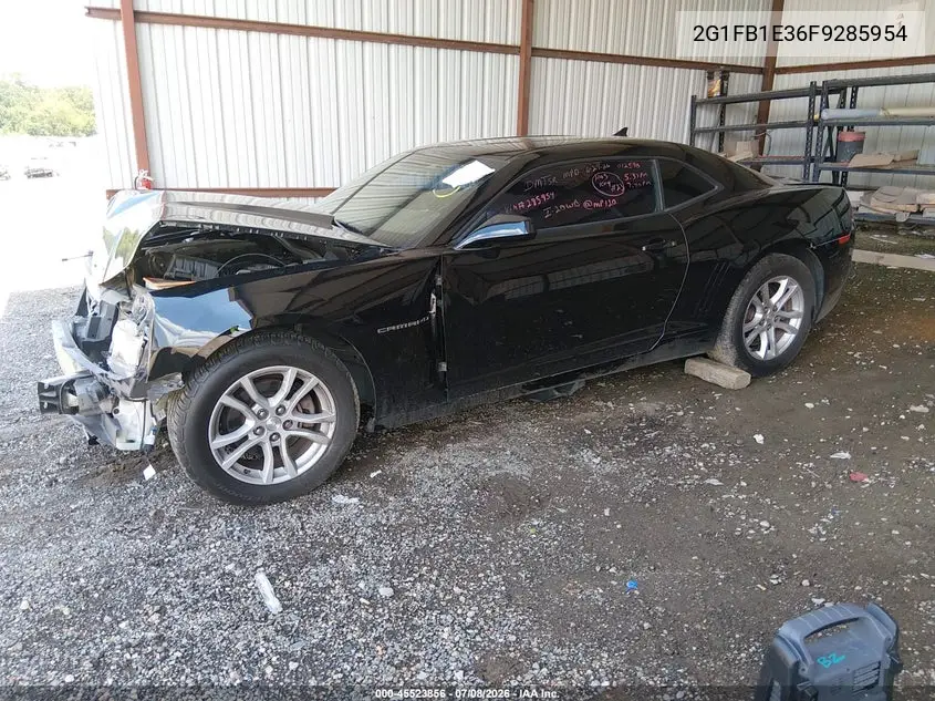 2015 Chevrolet Camaro 2Ls VIN: 2G1FB1E36F9285954 Lot: 45523856
