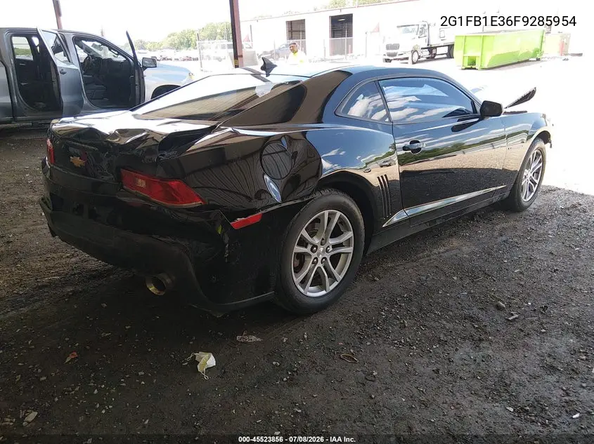 2015 Chevrolet Camaro 2Ls VIN: 2G1FB1E36F9285954 Lot: 45523856