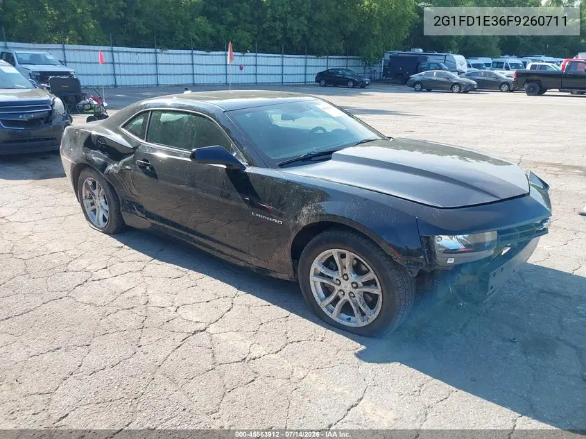 2015 Chevrolet Camaro 1Lt VIN: 2G1FD1E36F9260711 Lot: 45563912