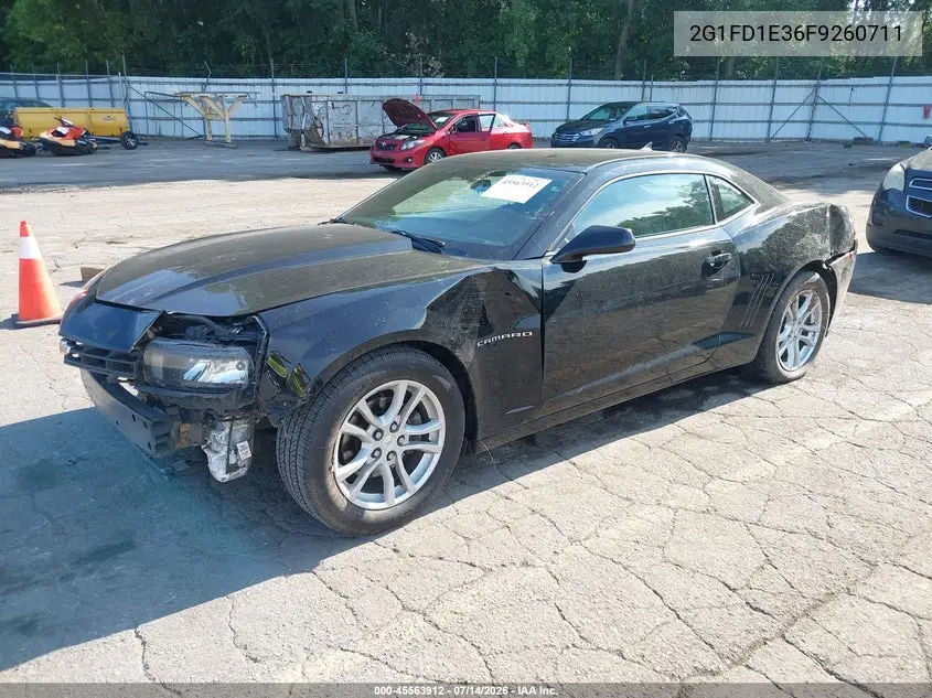 2015 Chevrolet Camaro 1Lt VIN: 2G1FD1E36F9260711 Lot: 45563912