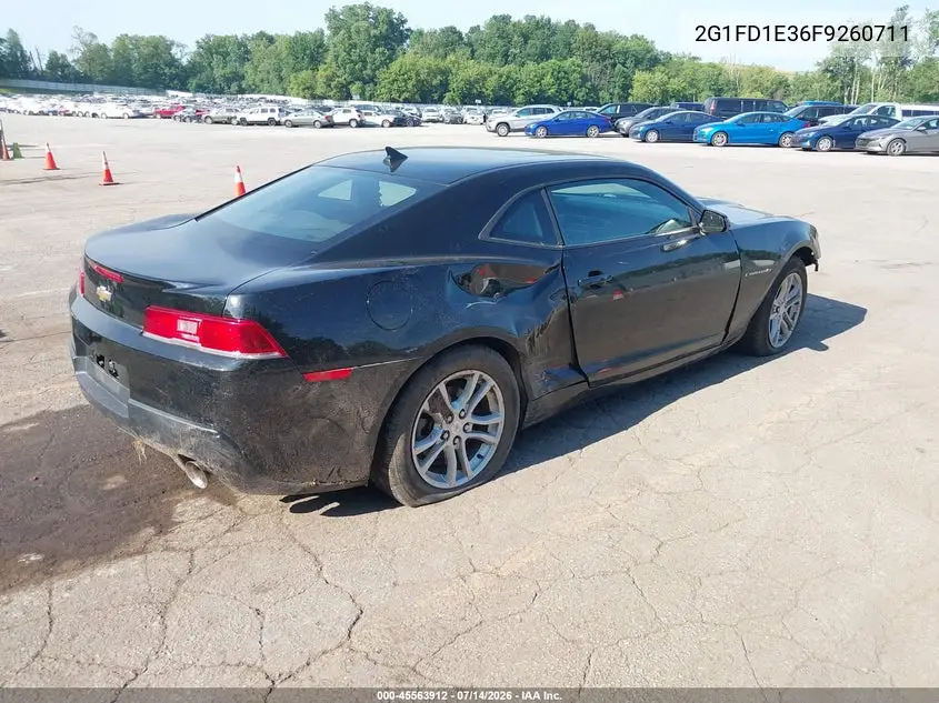 2015 Chevrolet Camaro 1Lt VIN: 2G1FD1E36F9260711 Lot: 45563912