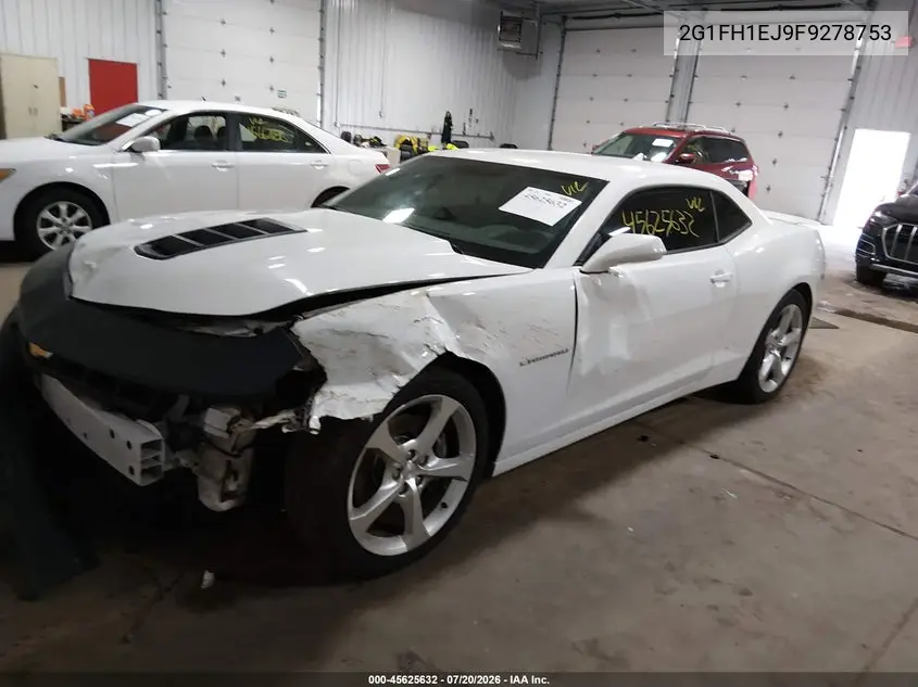 2015 Chevrolet Camaro 1Ss VIN: 2G1FH1EJ9F9278753 Lot: 45625632