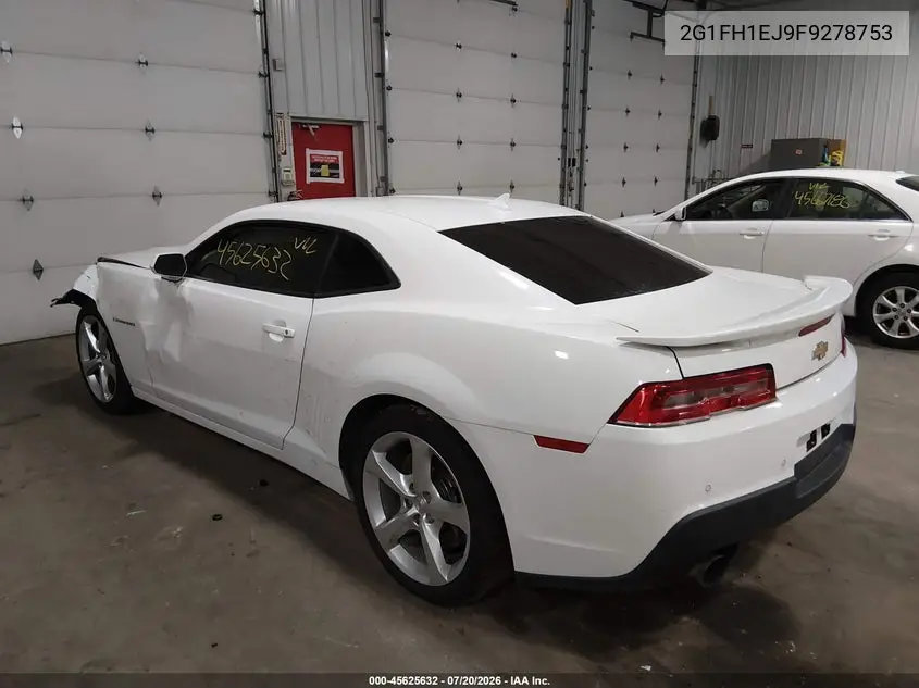 2015 Chevrolet Camaro 1Ss VIN: 2G1FH1EJ9F9278753 Lot: 45625632