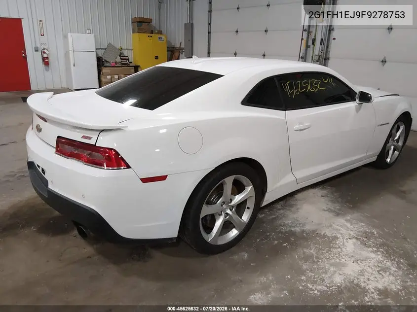 2015 Chevrolet Camaro 1Ss VIN: 2G1FH1EJ9F9278753 Lot: 45625632