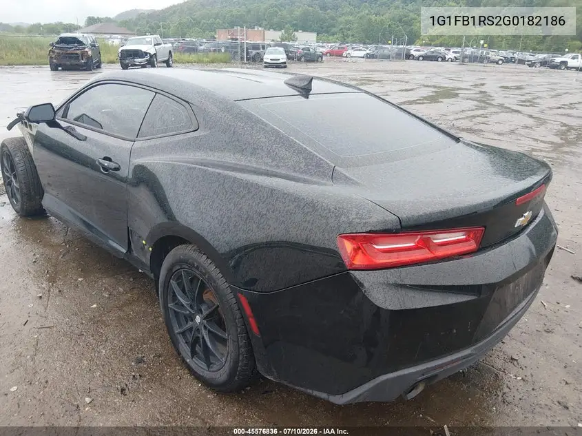 2016 Chevrolet Camaro 1Lt VIN: 1G1FB1RS2G0182186 Lot: 45576836