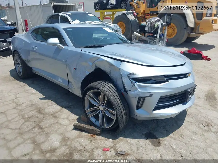 2017 Chevrolet Camaro 1Lt VIN: 1G1FB1RX5H0172667 Lot: 45447410