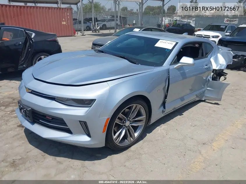 2017 Chevrolet Camaro 1Lt VIN: 1G1FB1RX5H0172667 Lot: 45447410