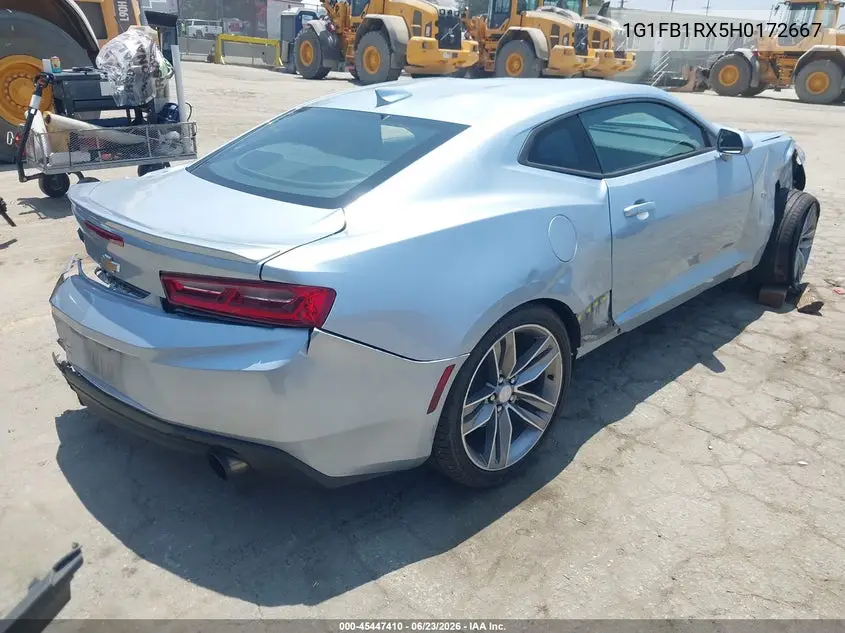 2017 Chevrolet Camaro 1Lt VIN: 1G1FB1RX5H0172667 Lot: 45447410