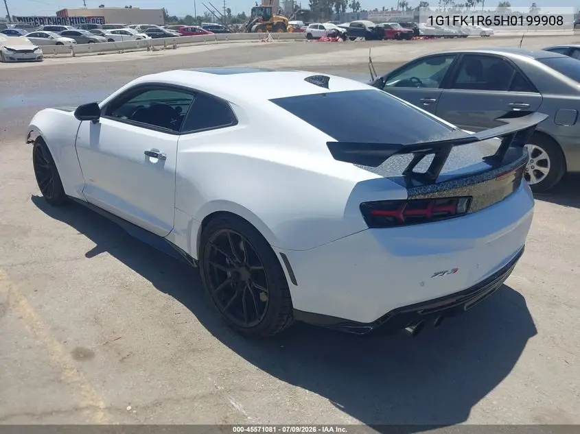 2017 Chevrolet Camaro Zl1 VIN: 1G1FK1R65H0199908 Lot: 45571081