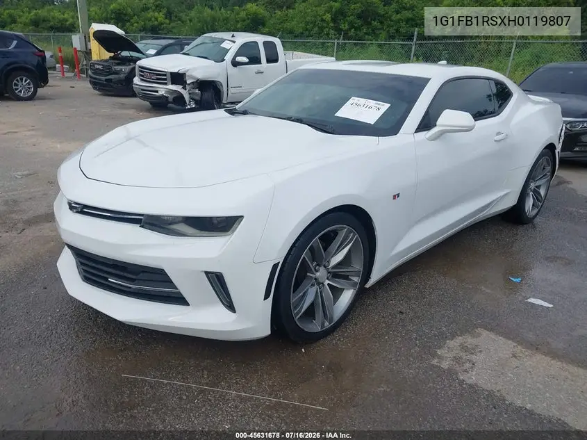 2017 Chevrolet Camaro 1Lt VIN: 1G1FB1RSXH0119807 Lot: 45631678