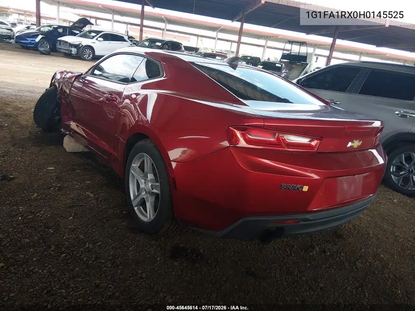 2017 Chevrolet Camaro 1Lt VIN: 1G1FA1RX0H0145525 Lot: 45645614