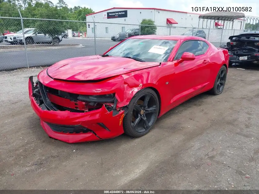 1G1FA1RXXJ0100582 2018 Chevrolet Camaro 1Ls