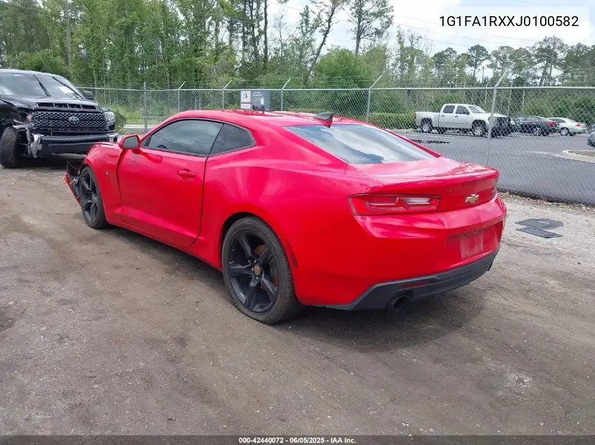 1G1FA1RXXJ0100582 2018 Chevrolet Camaro 1Ls