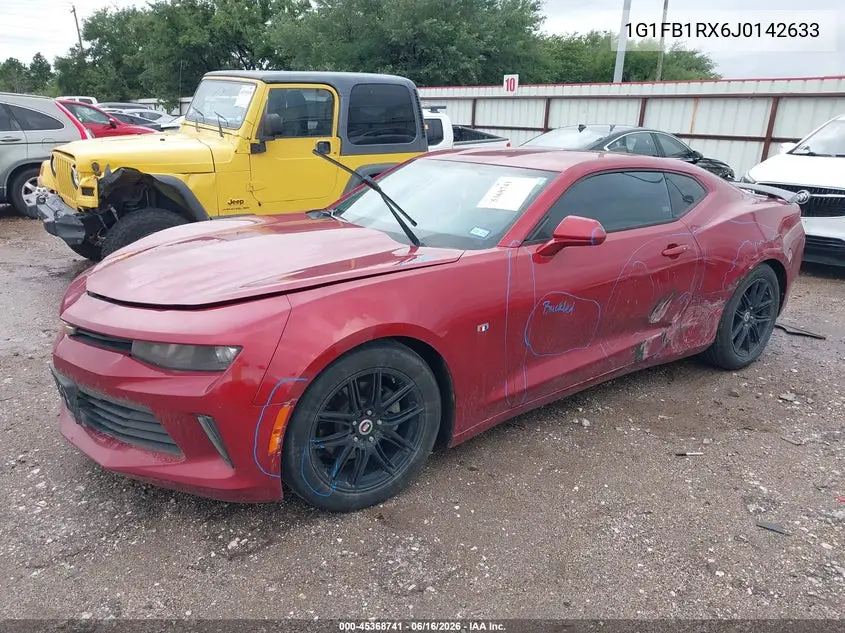 2018 Chevrolet Camaro 1Lt VIN: 1G1FB1RX6J0142633 Lot: 45368741