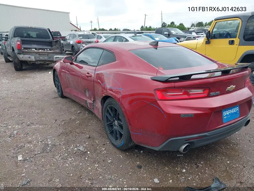 2018 Chevrolet Camaro 1Lt VIN: 1G1FB1RX6J0142633 Lot: 45368741