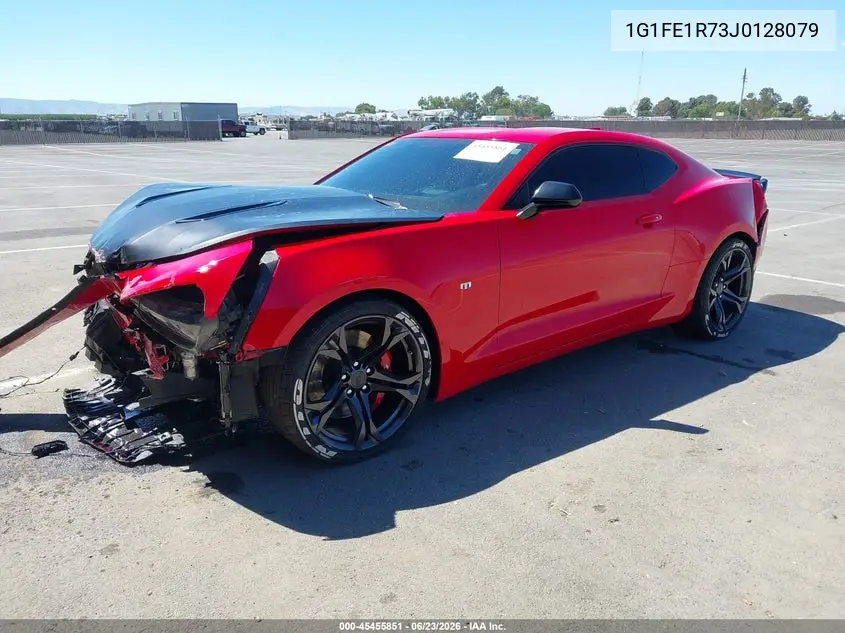 2018 Chevrolet Camaro 1Ss VIN: 1G1FE1R73J0128079 Lot: 45455851