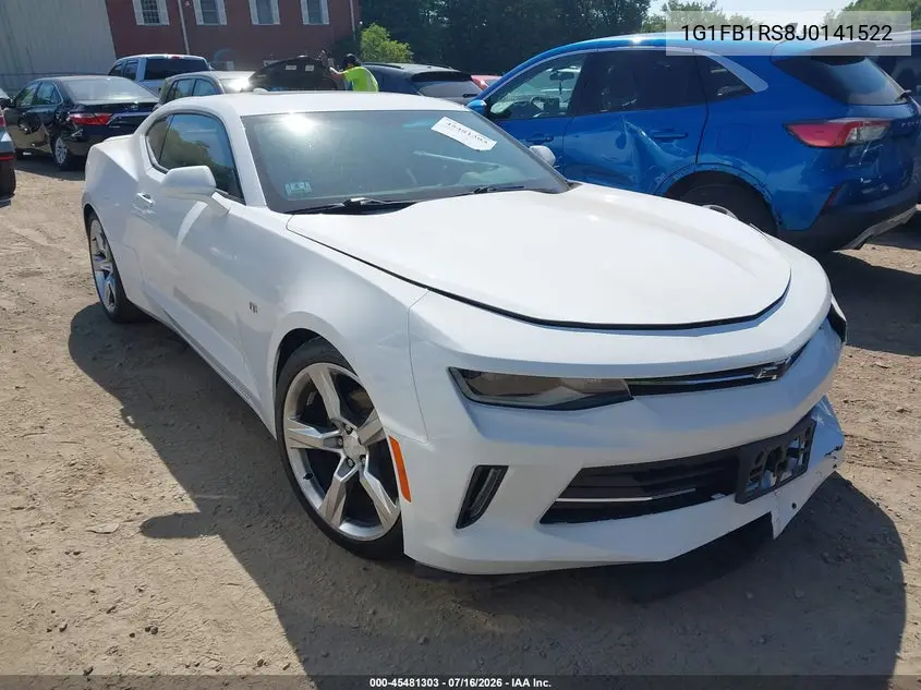 2018 Chevrolet Camaro 1Lt VIN: 1G1FB1RS8J0141522 Lot: 45481303