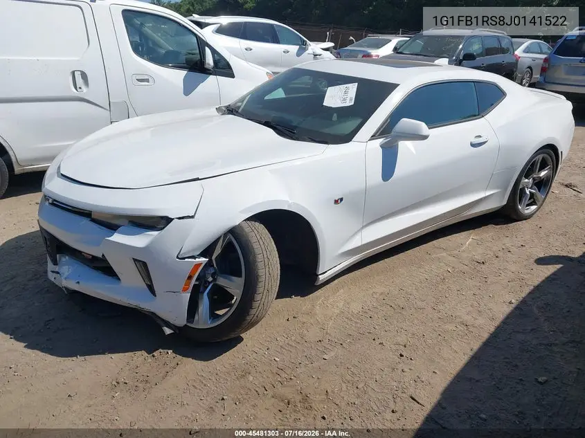 2018 Chevrolet Camaro 1Lt VIN: 1G1FB1RS8J0141522 Lot: 45481303