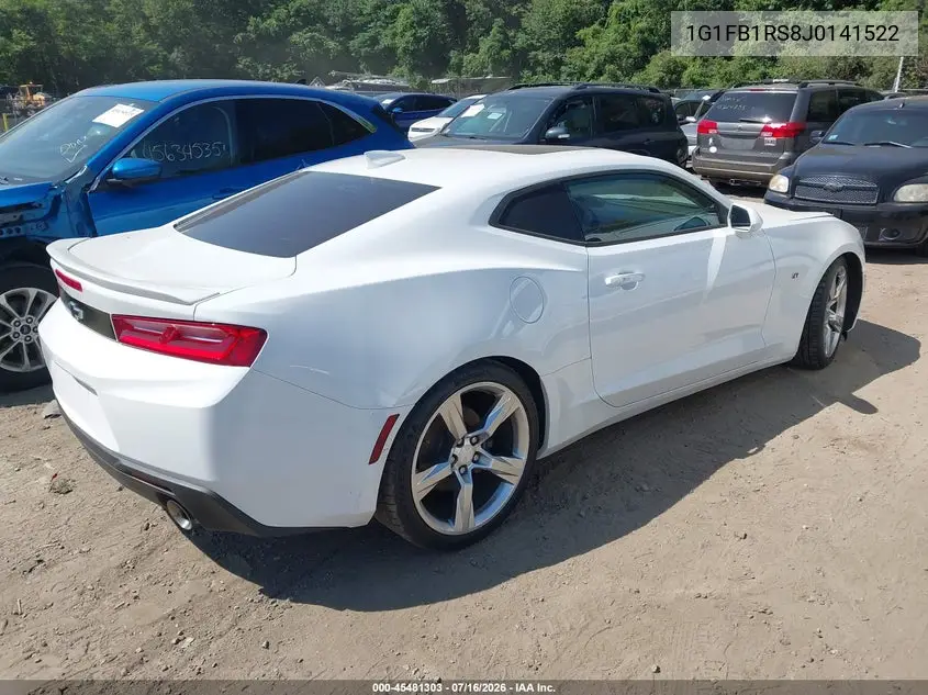 2018 Chevrolet Camaro 1Lt VIN: 1G1FB1RS8J0141522 Lot: 45481303