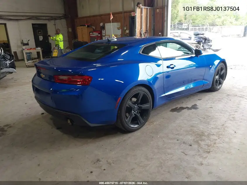 2018 Chevrolet Camaro 1Lt VIN: 1G1FB1RS8J0137504 Lot: 45575715